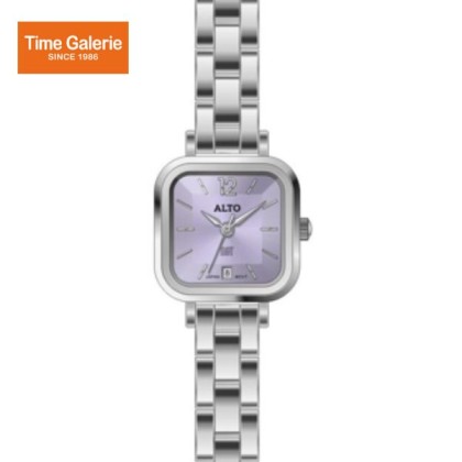Alto ALT-EG02-SL-PR Analog Purple Dial Silver Strap Women Watch